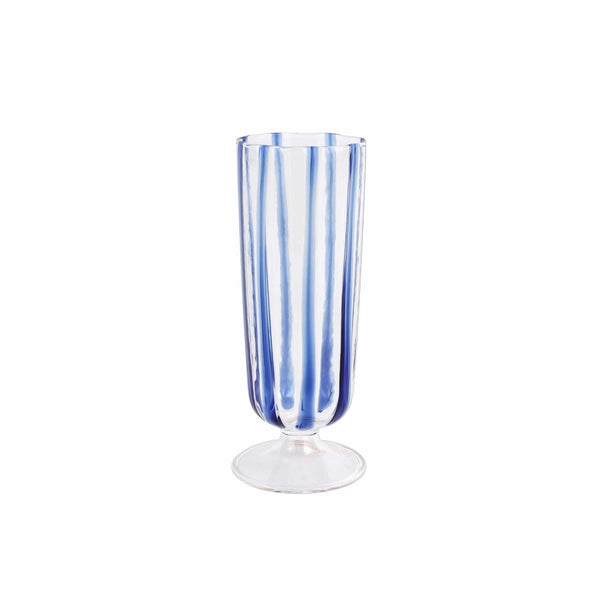 An image of Vietri Nuovo Stripe Champagne Glass