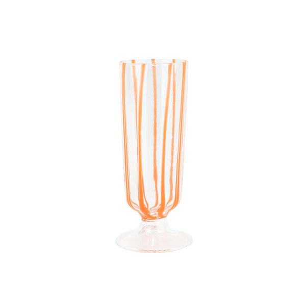 An image of Vietri Nuovo Stripe Champagne Glass