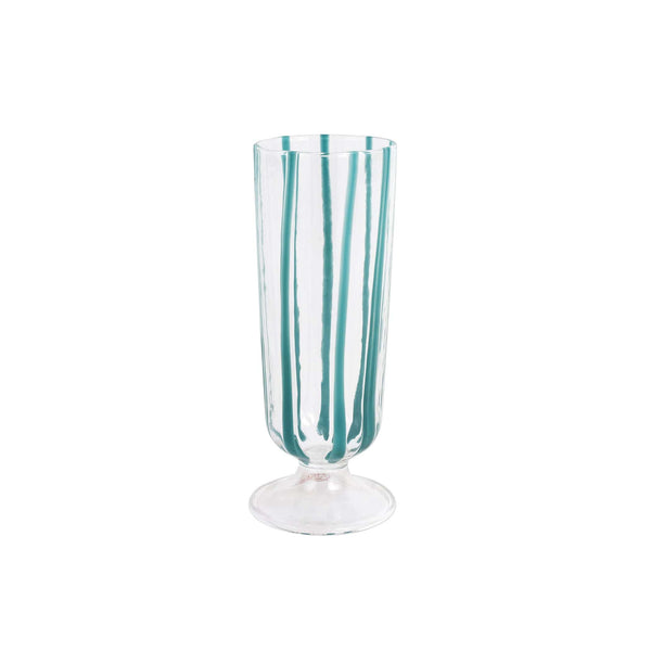An image of Vietri Nuovo Stripe Champagne Glass
