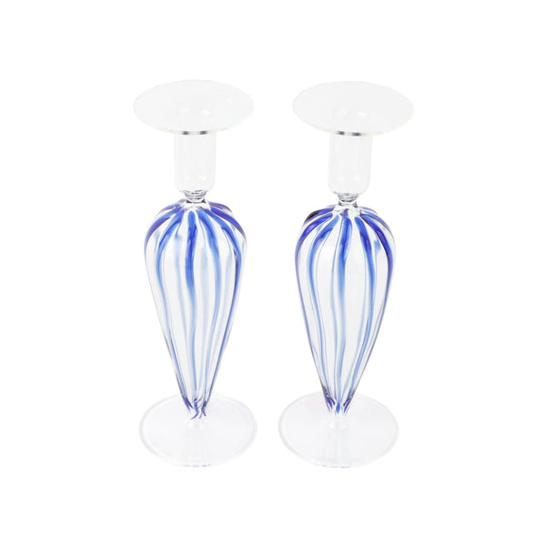 An image of Vietri Nuovo Stripe Candlesticks