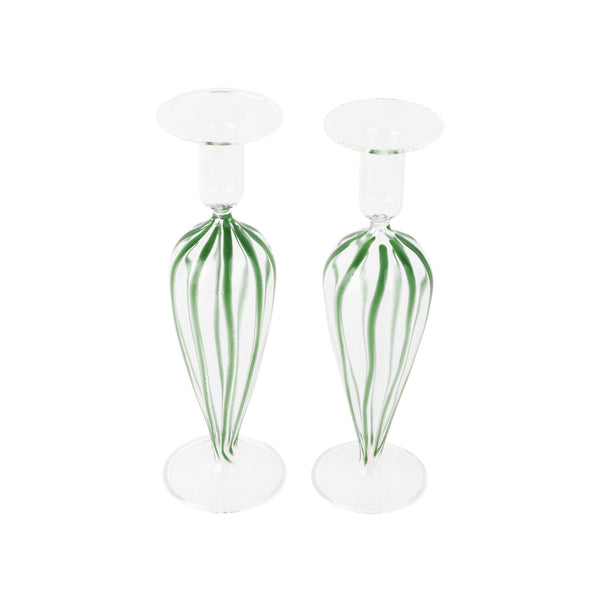 An image of Vietri Nuovo Stripe Candlesticks