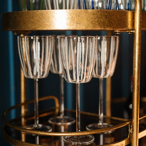 Vietri Nuovo Stripe Wine Glass
