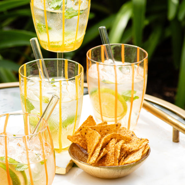 Vietri Nuovo Stripe Tall Tumbler