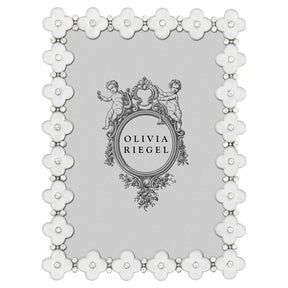 GHORCLOFRAME_Olivia_Riegel_White_Enamel_Clover_Frame_1.jpeg