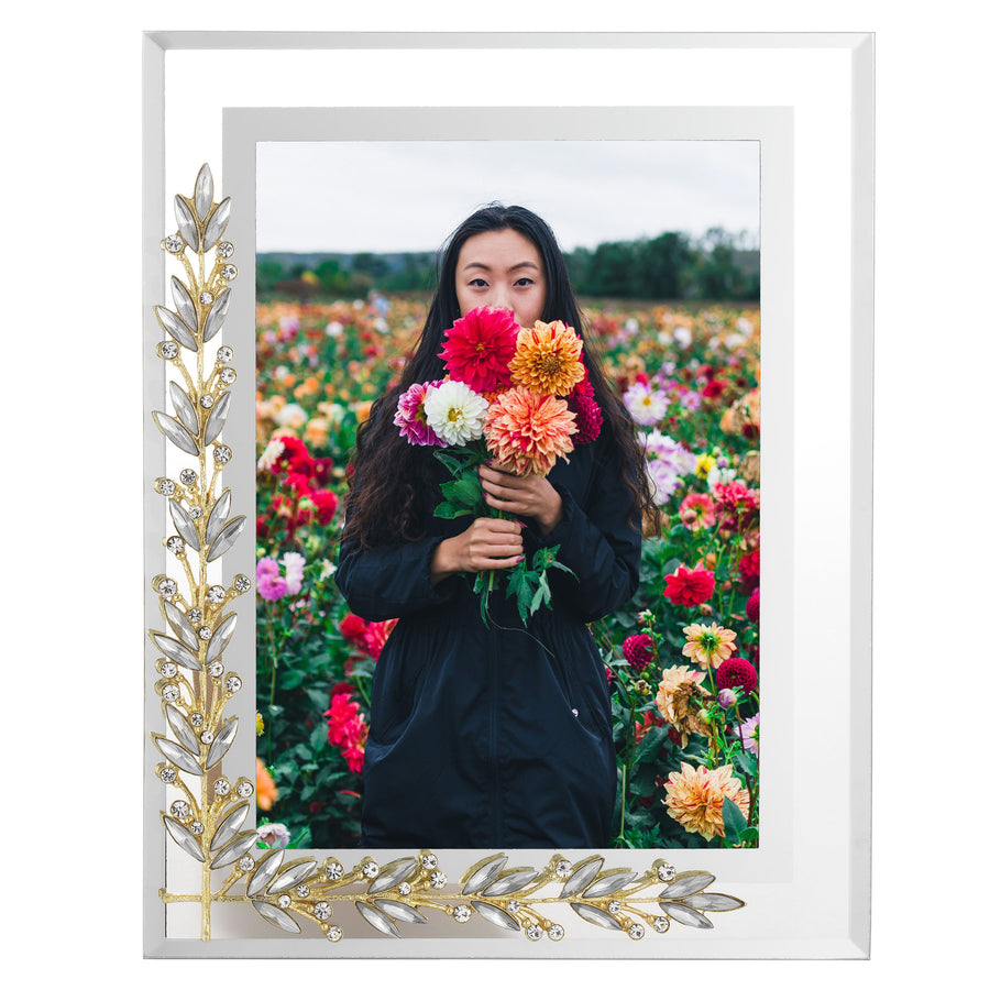 An image of Olivia Riegel Gold & Silver Laurel Frame