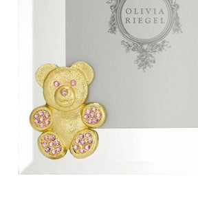 Olivia Riegel Gold Teddy Bear Picture Frame