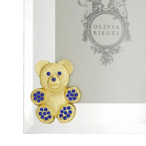 Olivia Riegel Gold Teddy Bear Picture Frame