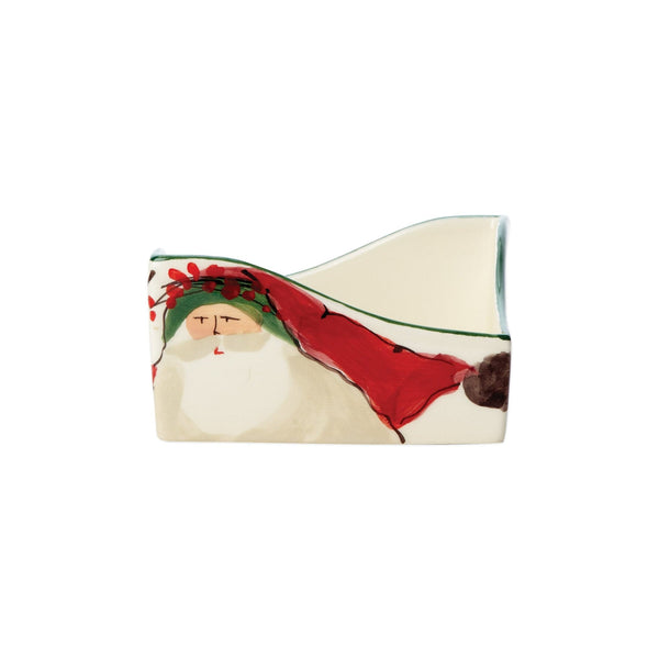 An image of Vietri Old St. Nick Napkin Holder