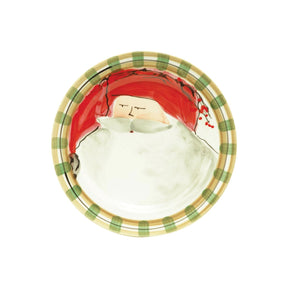 Vietri Old St. Nick Assorted Round Salad Plates - Set of 4