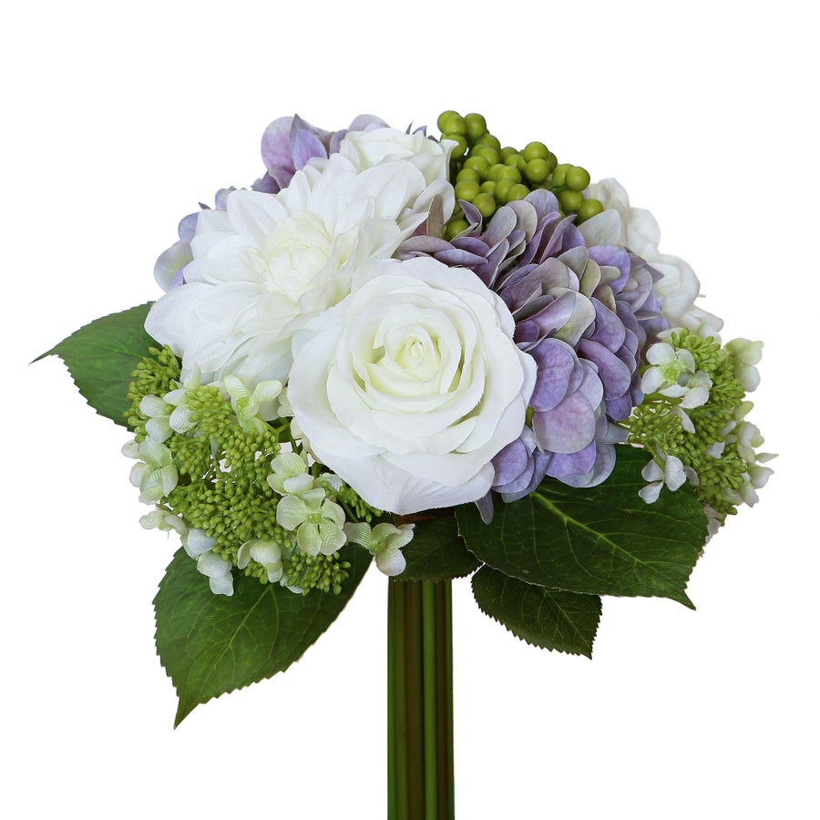 An image of Winward Hydrangea Rose Berry Bouquet