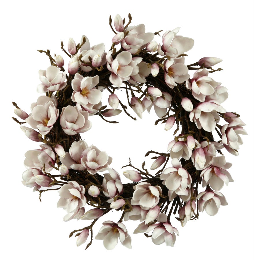 An image of Winward 24" Japanese Magnolia Wreath