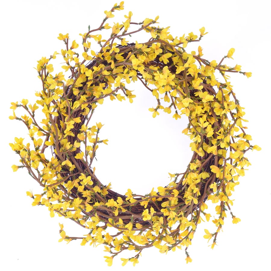 Winward 24" Forsythia Wreath - Yellow