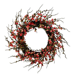 Winward 24" Peach Blossom Wreath