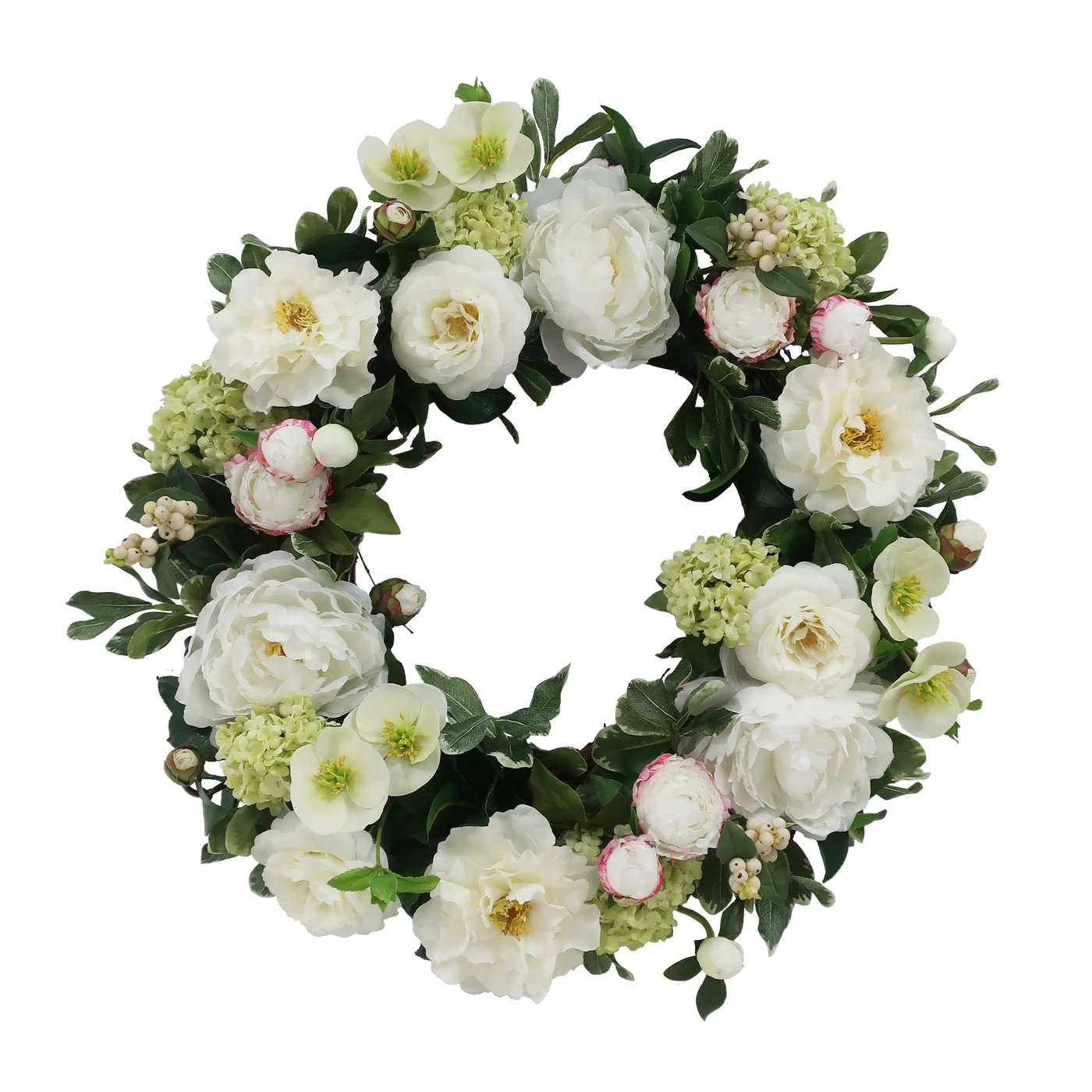 Winward Peony and Camellia Wreath