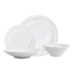Vietri Pietra Serena Four-Piece Place Setting