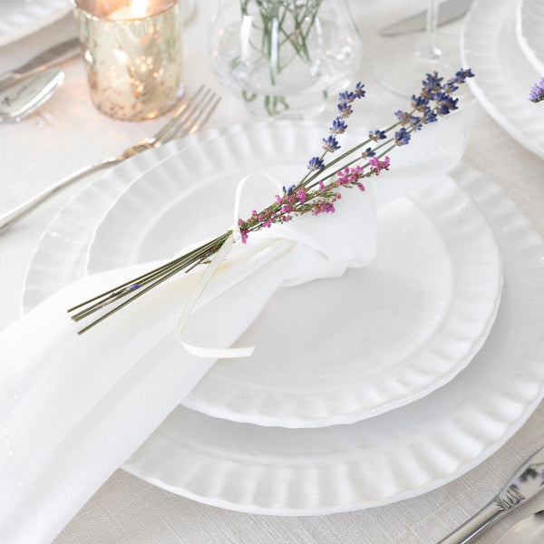 An image of Vietri Pietra Serena Salad Plate