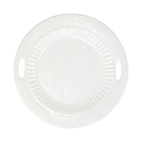 Vietri Pietra Serena Handled Round Tray