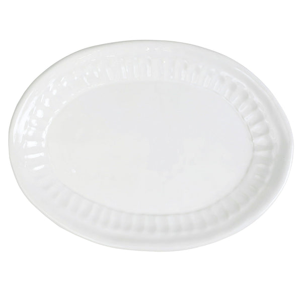 An image of Vietri Pietra Serena Small Oval Platter