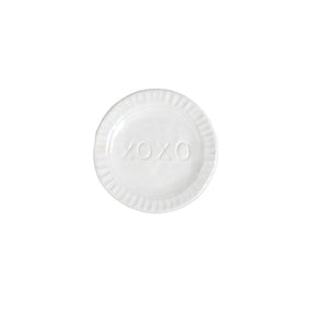 Vietri Pietra Serena XOXO Plate
