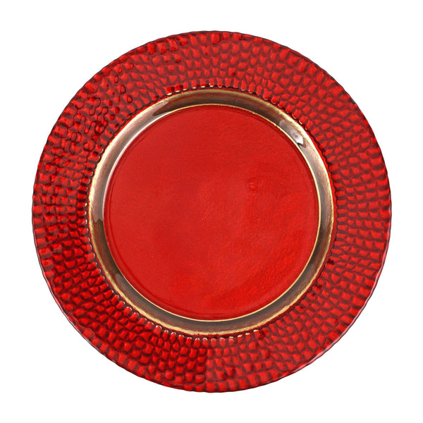 An image of Vietri Pelli Glass Charger