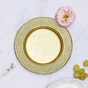 Vietri Pelli Glass Salad Plate
