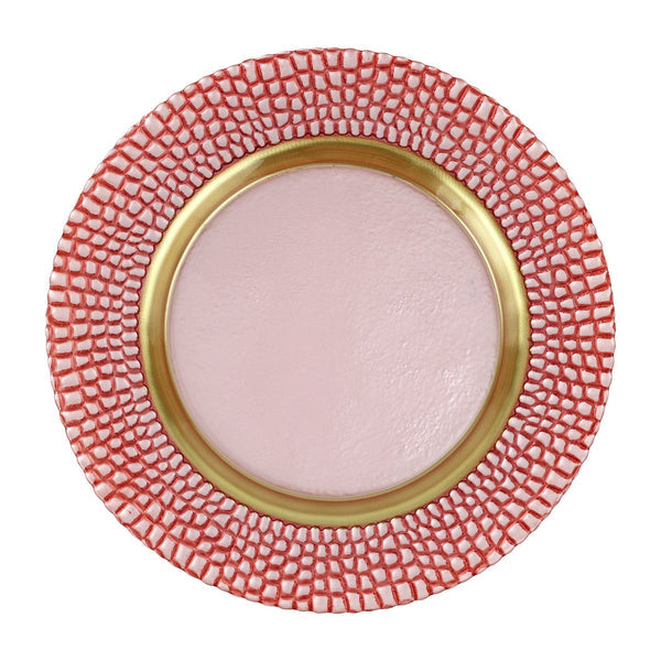 An image of Vietri Pelli Glass Charger
