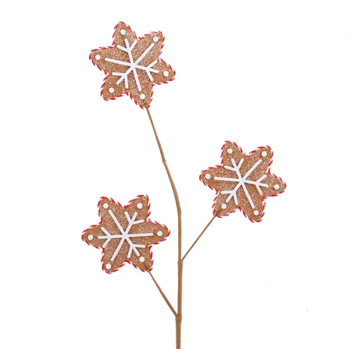 Kurt Adler Gingerbread Star Spray