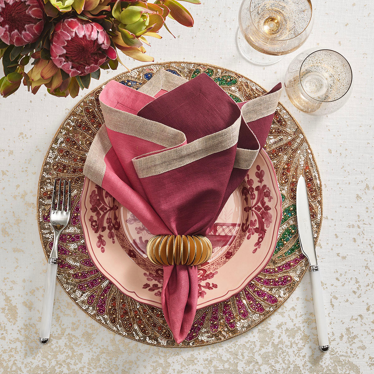 Kim Seybert Fireworks Placemat - Set of 2
