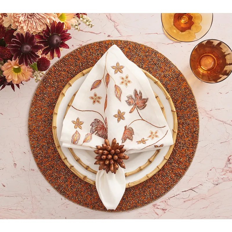 An image of Kim Seybert Autumn Rush Placemat - Set of 4
