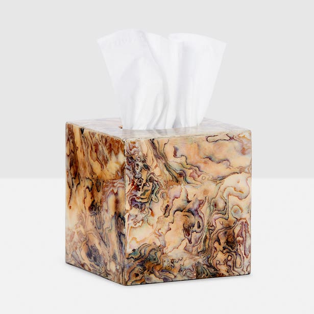 An image of Pigeon and Poodle Adana Marbleized Tissue Box
