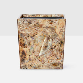 Pigeon and Poodle Adana Marbleized Wastebasket