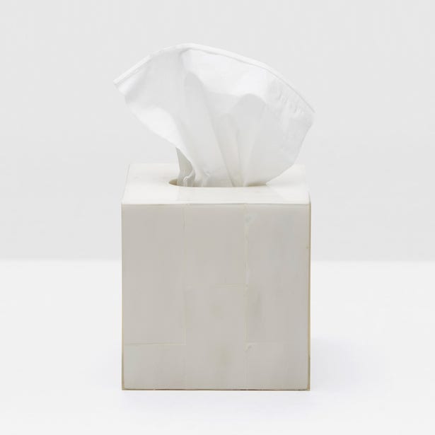 An image of Pigeon and Poodle Arles Faux Horn Tissue Box