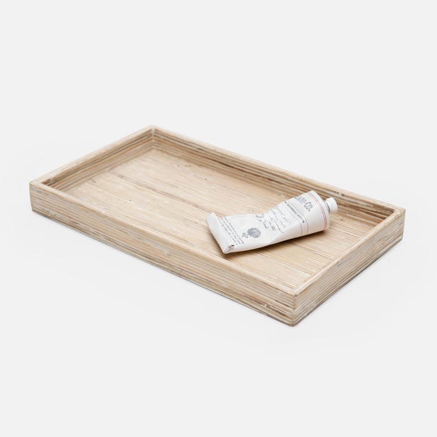 An image of Pigeon and Poodle Kona Bleached Tray Set of 2