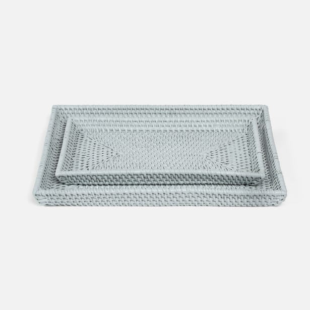 An image of Pigeon and Poodle Dalton Tray Set of 2
