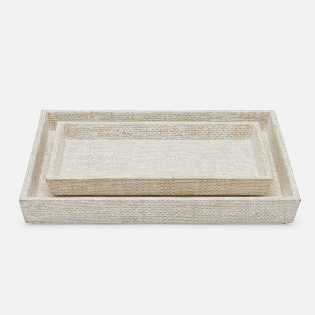 Pigeon and Poodle Ghent Tray Set of 2
