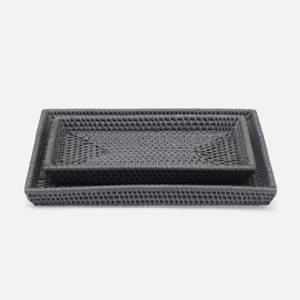 An image of Pigeon and Poodle Dalton Tray Set of 2
