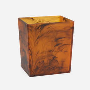 Pigeon and Poodle Tavira Amber Black Wastebasket