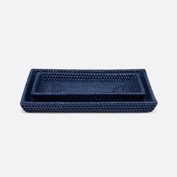 An image of Pigeon and Poodle Dalton Tray Set of 2