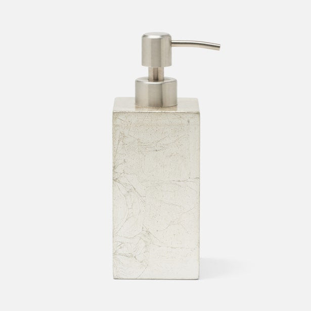 An image of Pigeon and Poodle Davos Silver leaf Soap Pump