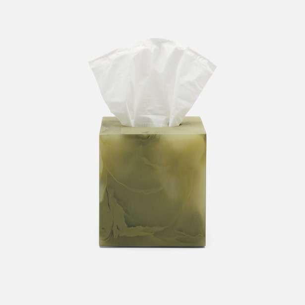 An image of Pigeon and Poodle Novo Pale Jade Tissue Box
