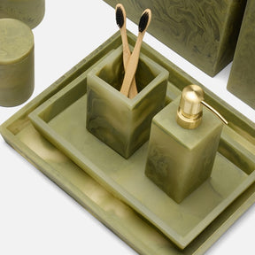 Pigeon and Poodle Novo Pale Jade Tray Set of 2