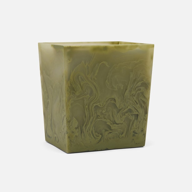 An image of Pigeon and Poodle Novo Pale Jade Wastebasket