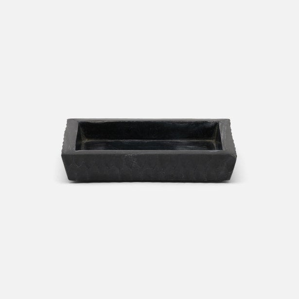 Pigeon and Poodle Kuna Textured Marble Soap Dish