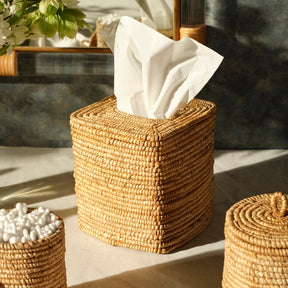 Pigeon and Poodle Magnolia Abaca Natural Tissue Box