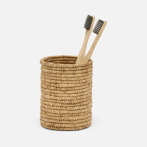 Pigeon and Poodle Magnolia Abaca Natural Brush Holder
