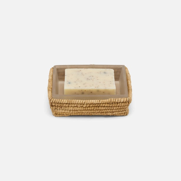 An image of Pigeon and Poodle Magnolia Abaca Natural Soap Dish