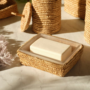 Pigeon and Poodle Magnolia Abaca Natural Soap Dish