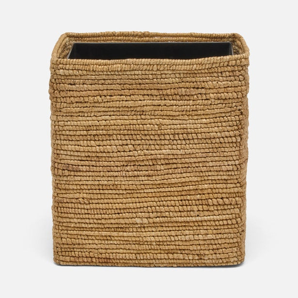 Pigeon and Poodle Magnolia Abaca Natural Rectangular Wastebasket