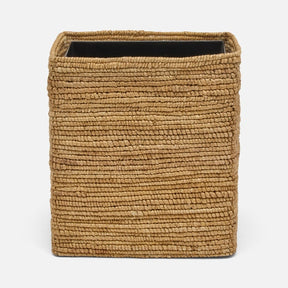 Pigeon and Poodle Magnolia Abaca Natural Rectangular Wastebasket