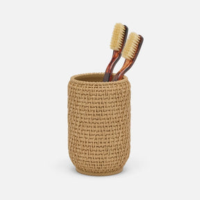 Pigeon and Poodle Nantes Woven Textured Resin Brush Holder